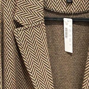 Jcrew Sophie Open Front Wool Blend Sweater Jacket Size XS NWT